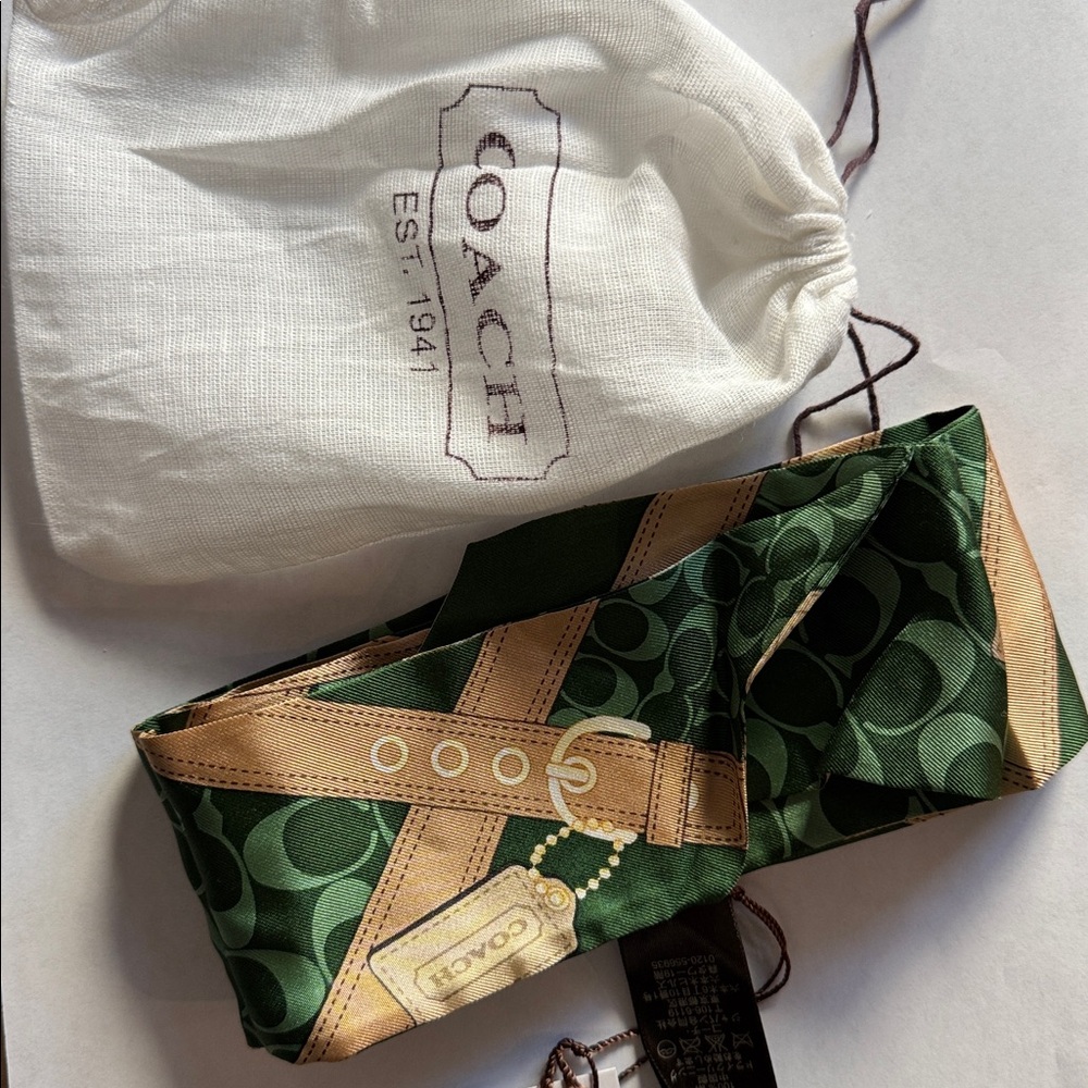 Coach Silk Scarf - Picture 3 of 6